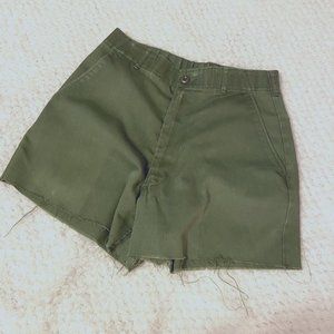 Vintage Ultra High Rise Cargo Shorts